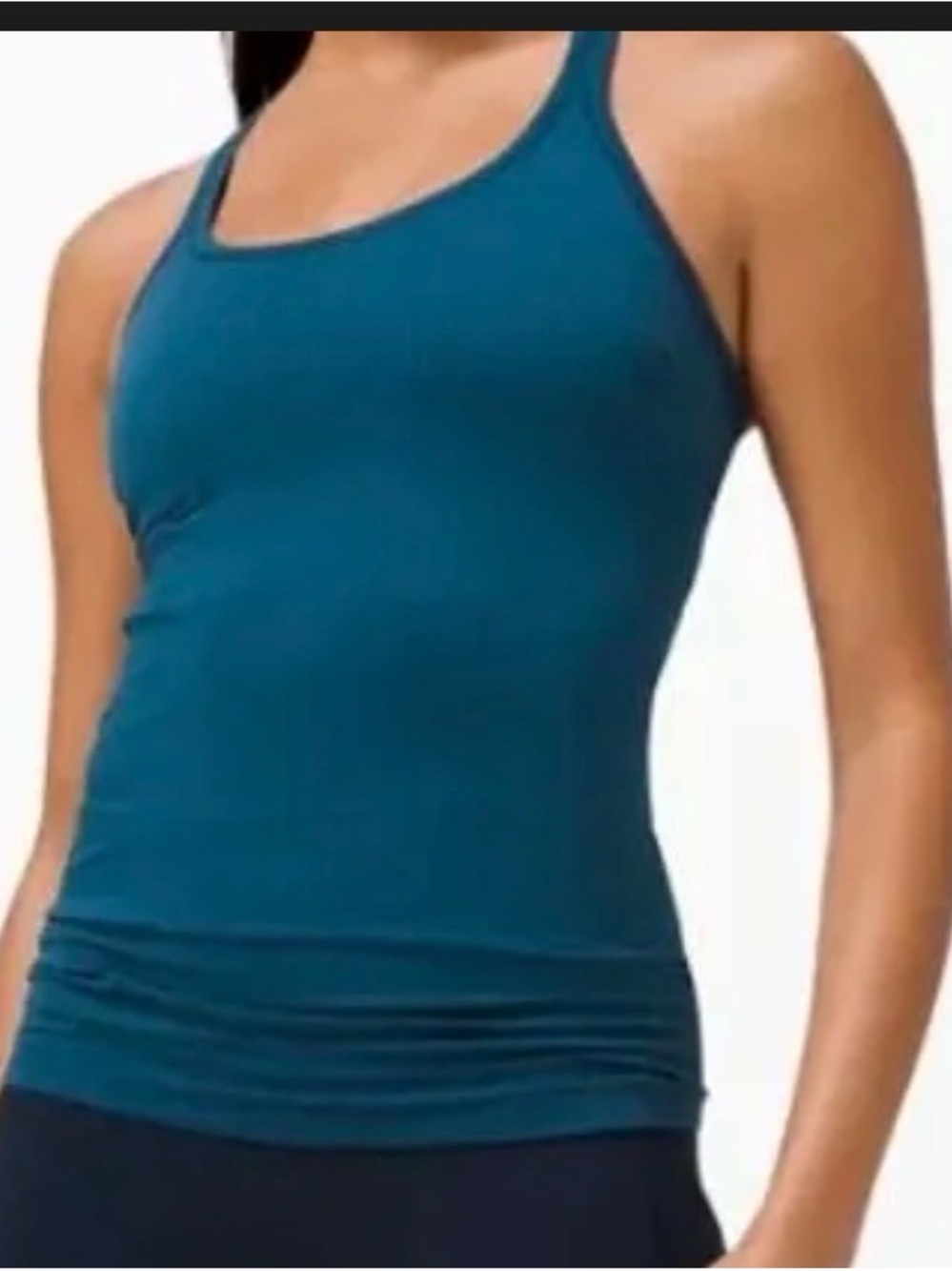 lululemon athletica Teal Slim Racerback Tank